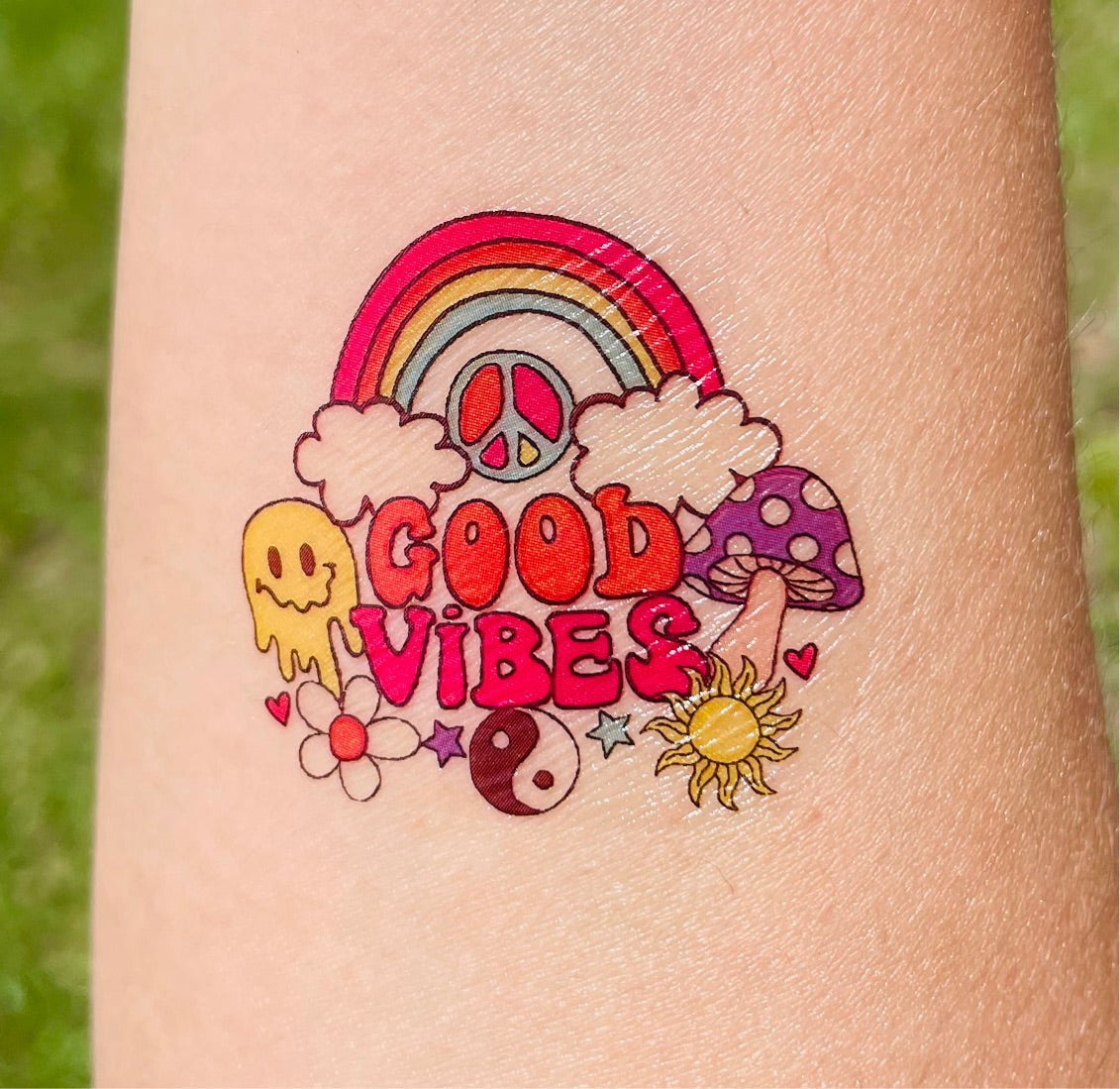 Good Vibes Temporary Tattoos