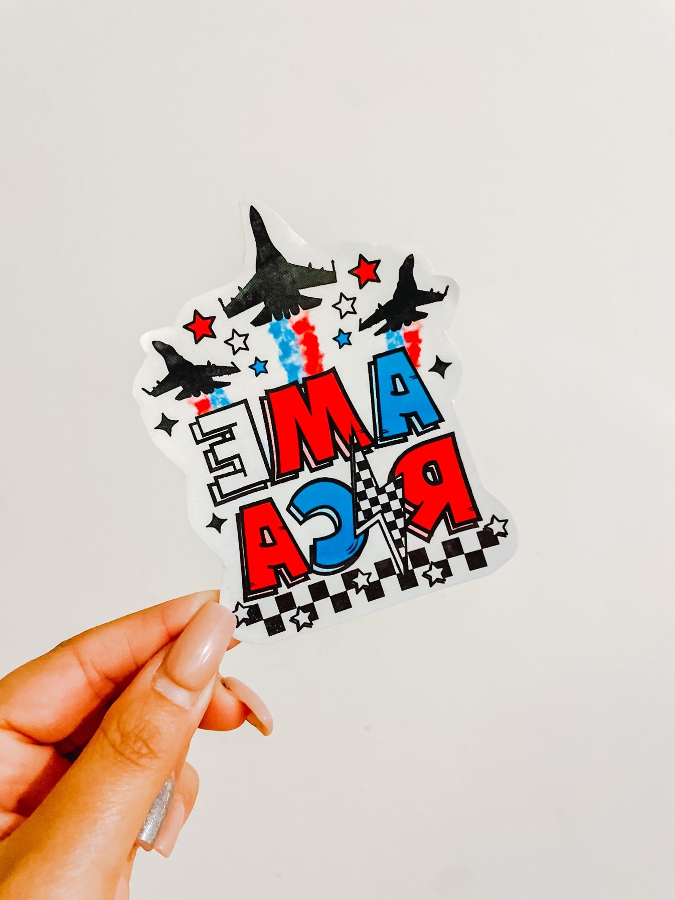 Patriotic Jets Temporary Tattoos