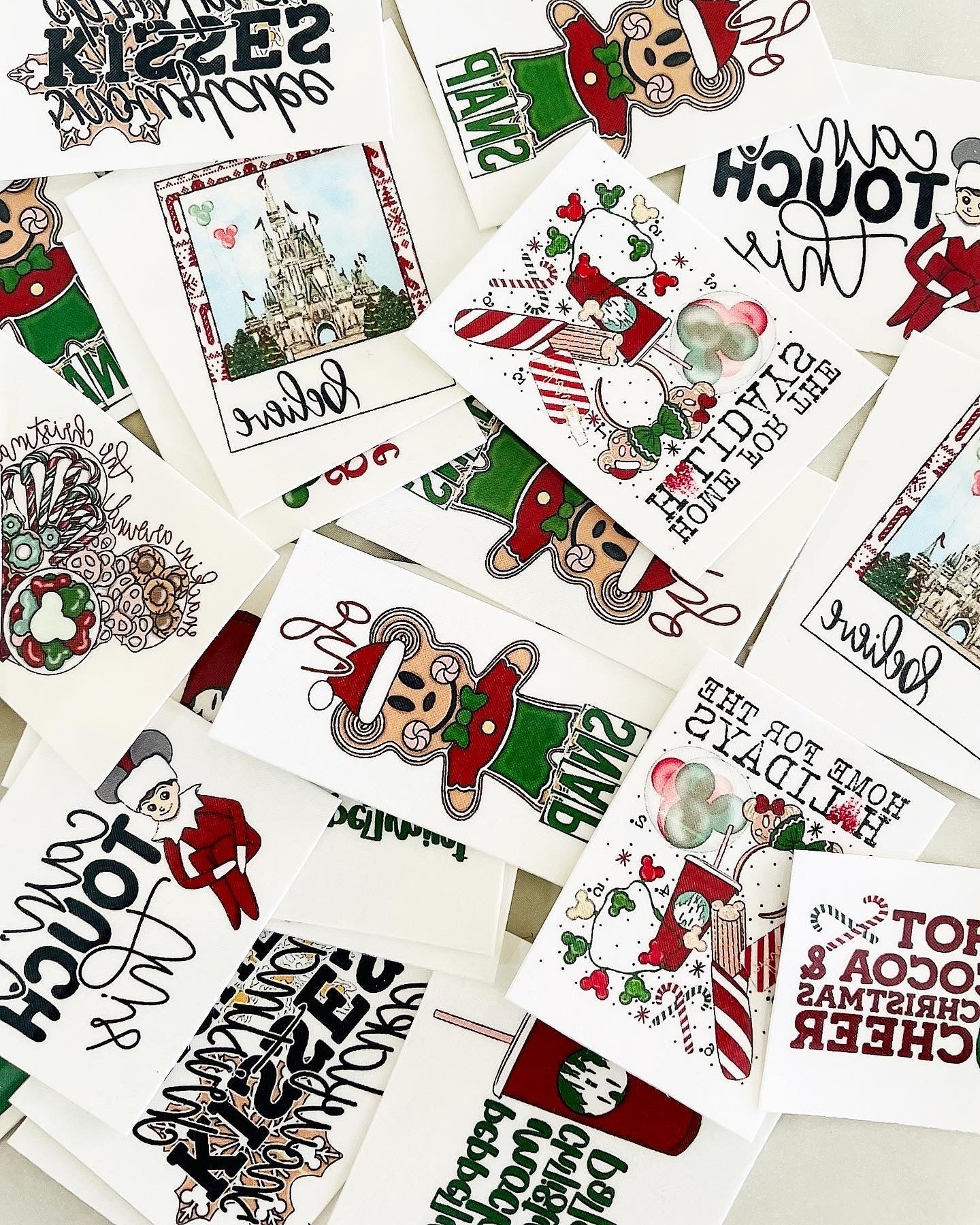 Twiddy’s Magical Christmas Mix Temporary Tattoos