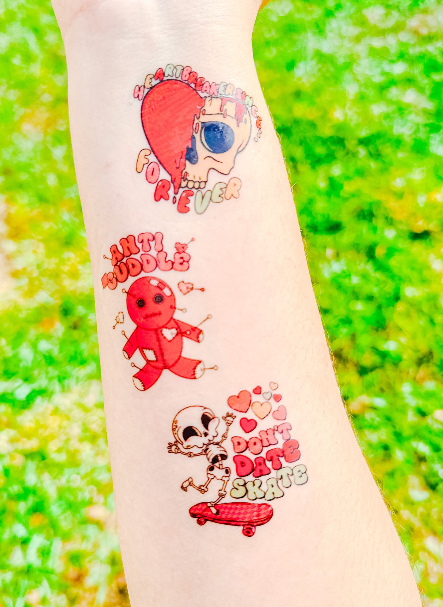 Anti-Valentines Mix Temporary Tattoos
