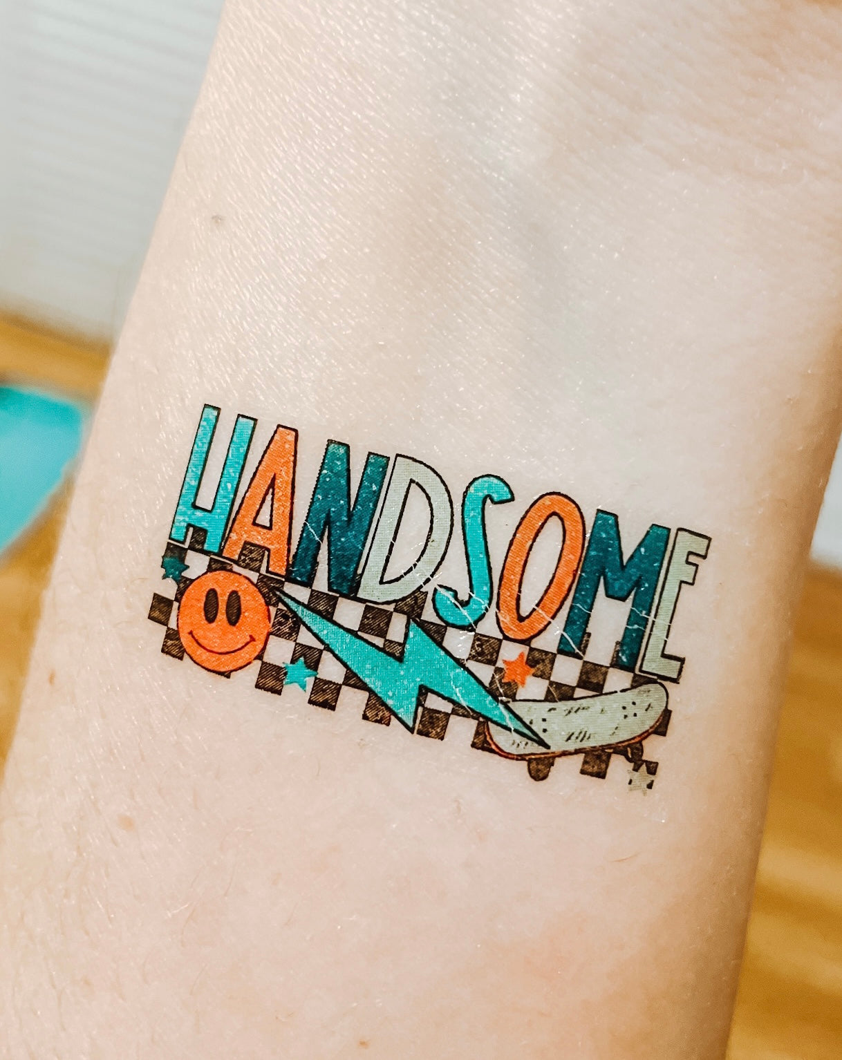 Handsome By Scarlow Digital Temporary Tattoos
