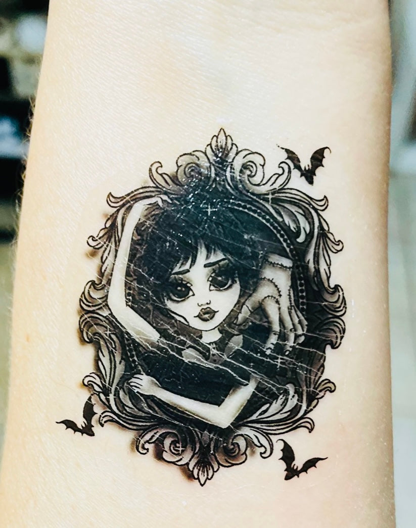 Wednesday By Becca Watkins Designs Temporary Tattoos