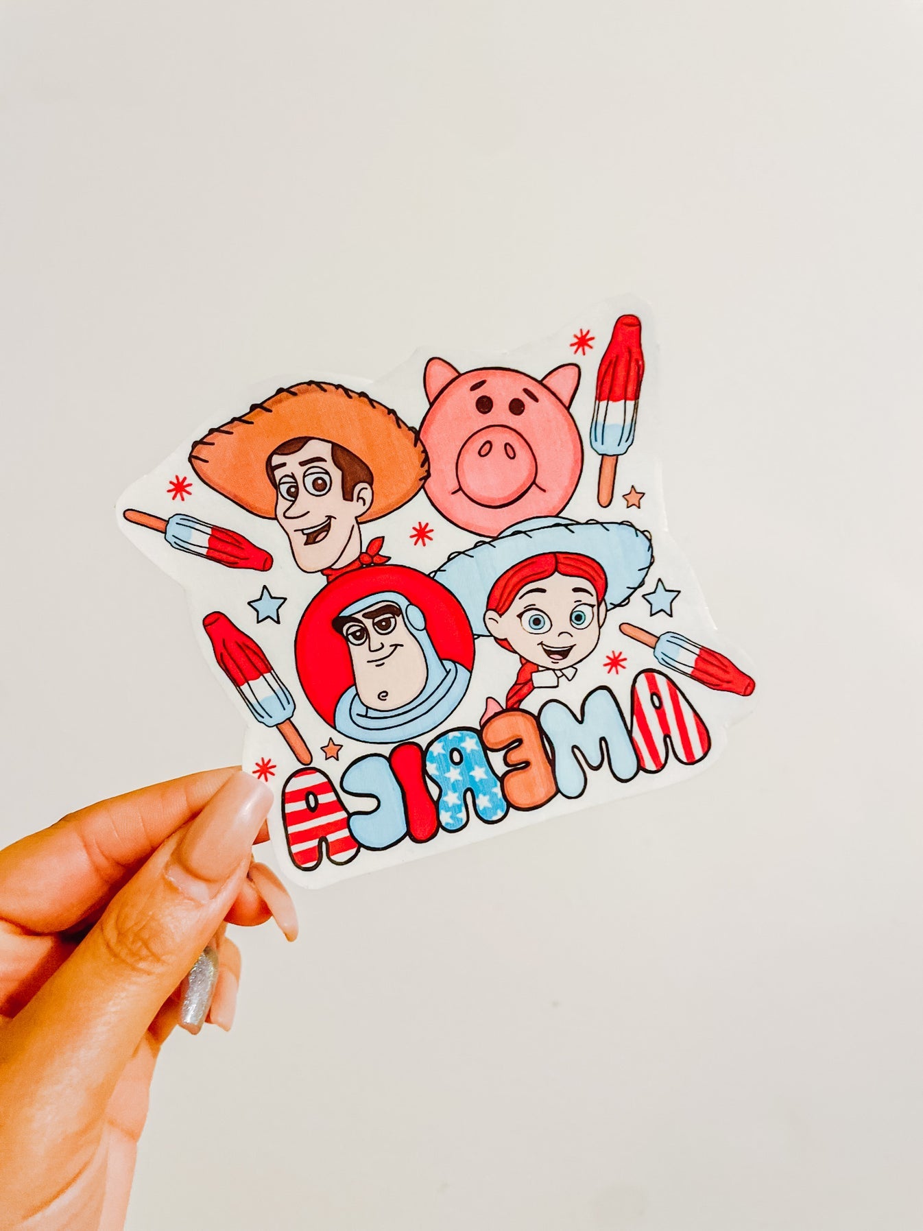 USA Toys By Lively BLB Designs Temporary Tattoos