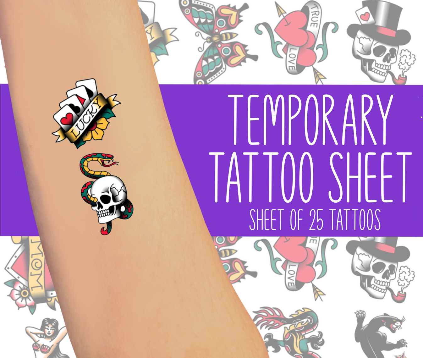 Classic Tattoos Temporary Tattoos
