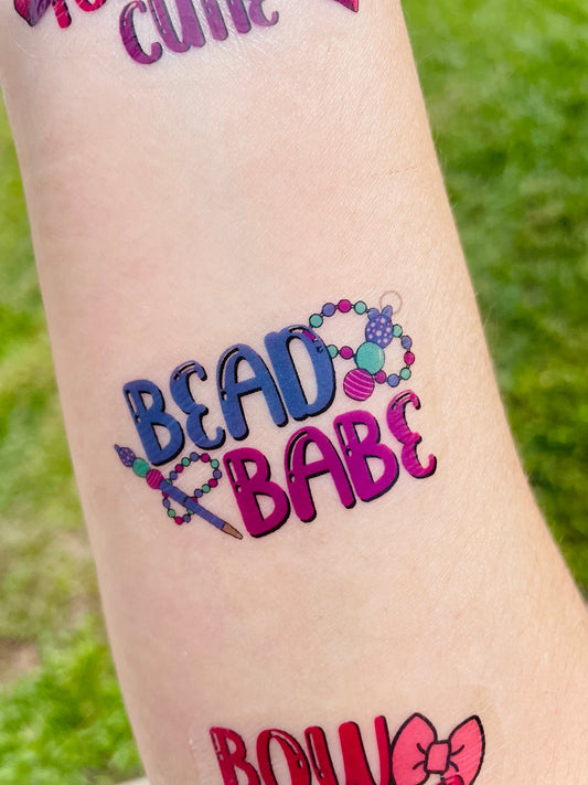 Bead Babe Temporary Tattoos