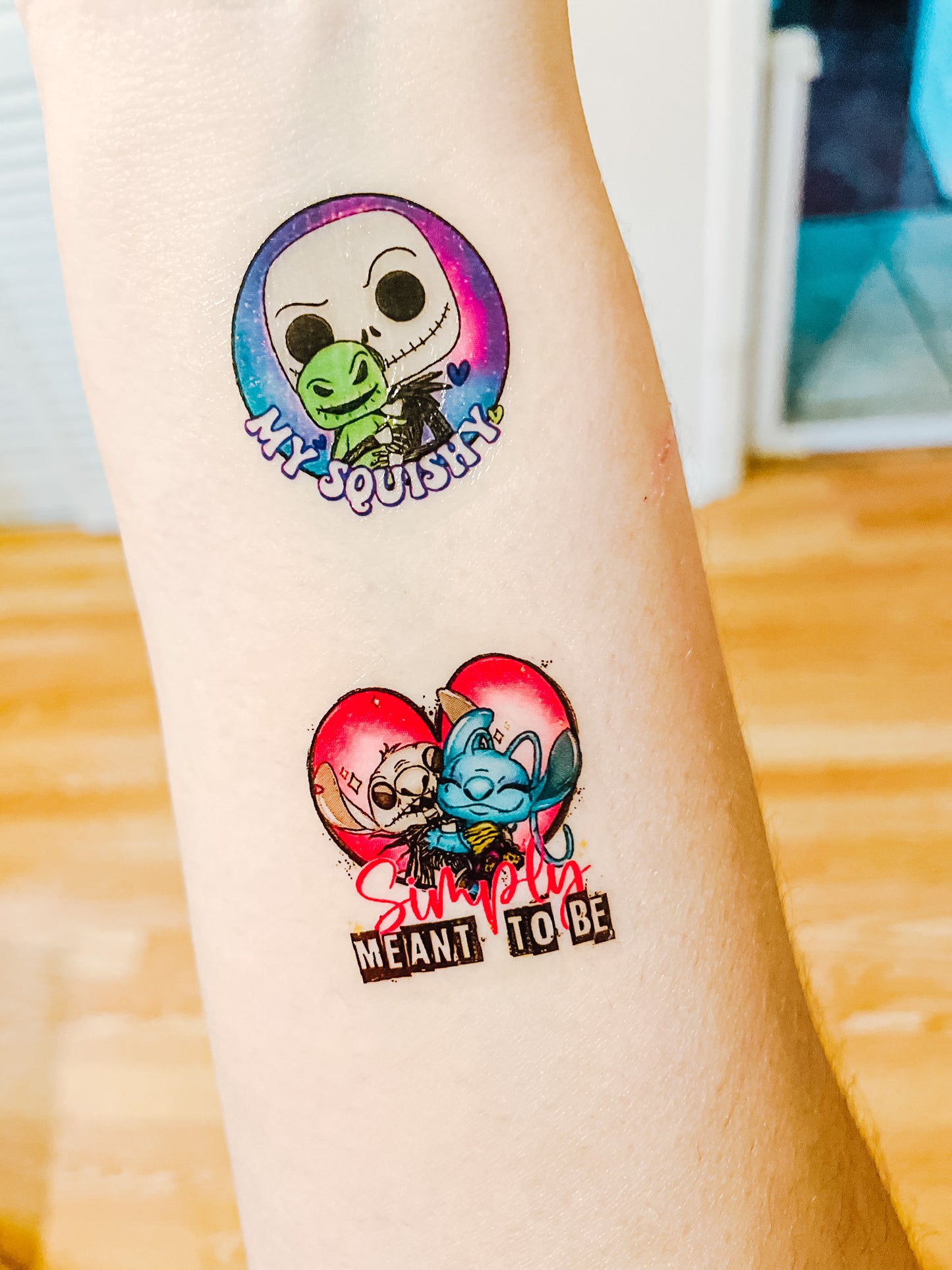 Character Valentine Mix Temporary Tattoos