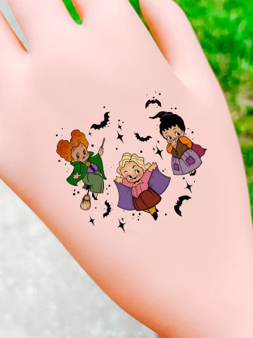 Hocus Pocus Cuties Temporary Tattoos