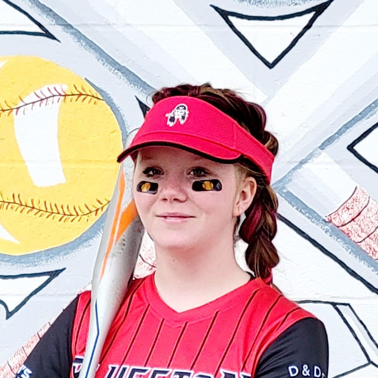 Softball Eyeblack Temporary Tattoos (Set of 24 Eyeblacks)