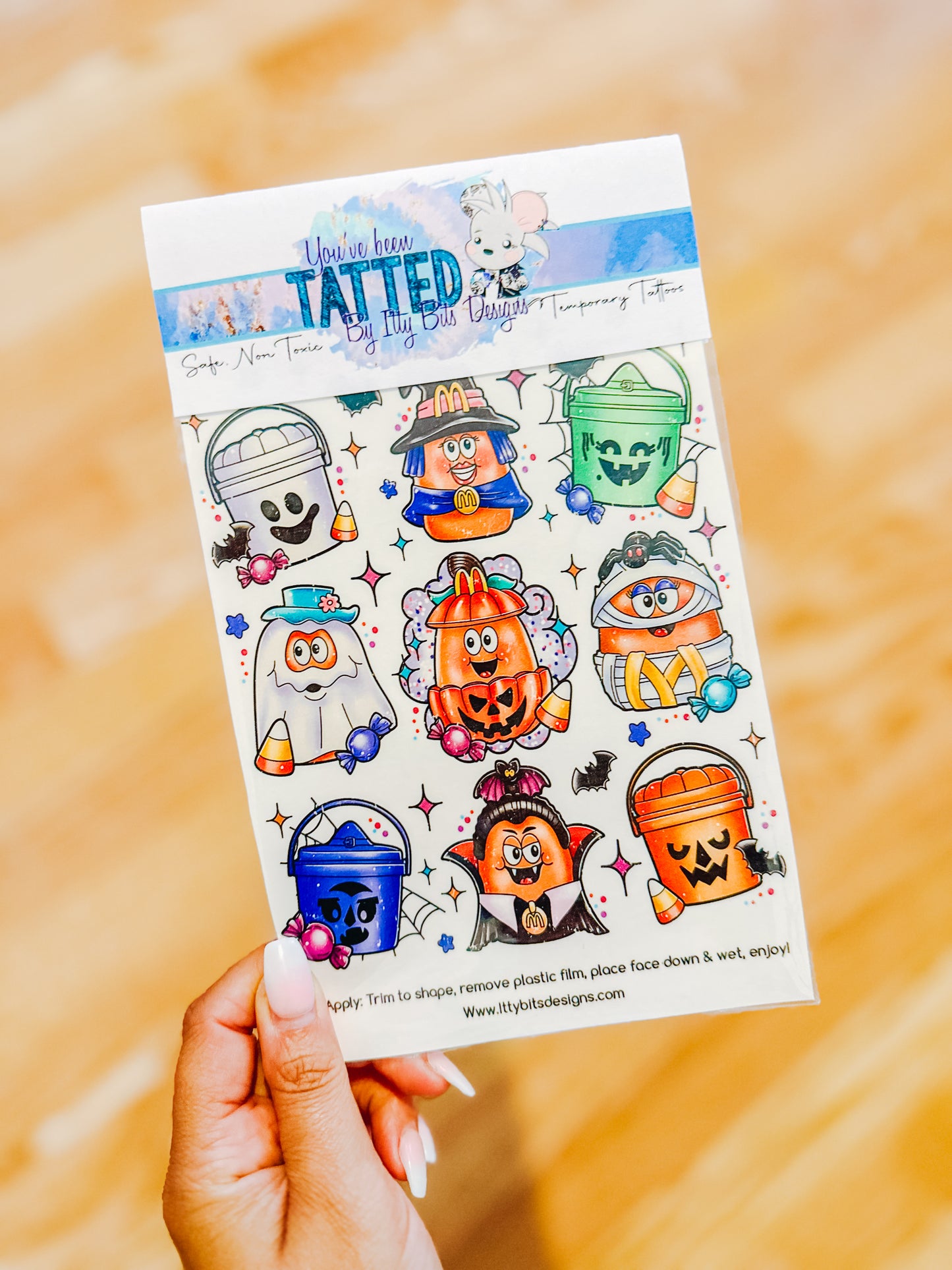 Mcd’s Halloween 5x7 Sheets - MOQ 10