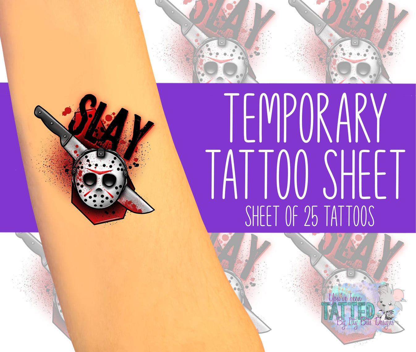Slay By Becca Watkins Designs Temporary Tattoos