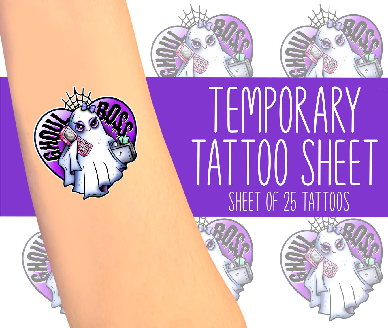 Ghoul Boss By Milkteef Designs Temporary Tattoos