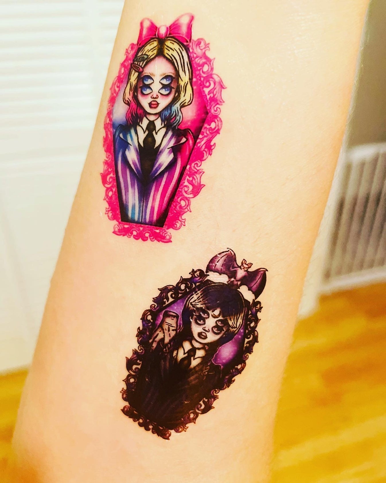 Nevermore Duo Temporary Tattoos