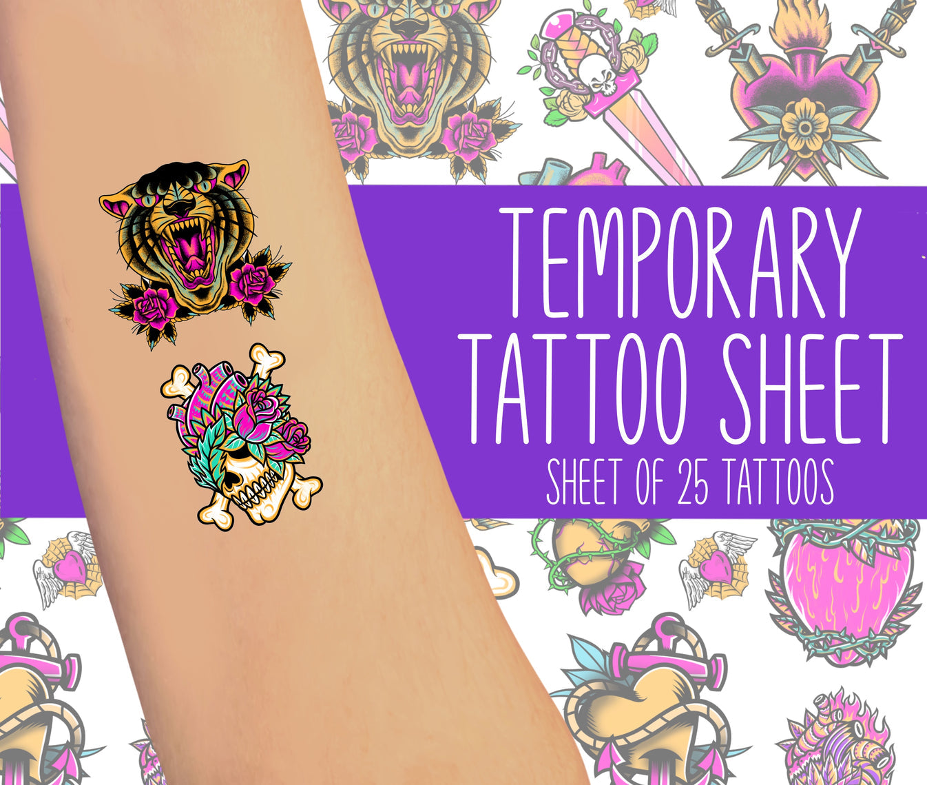 Feuille de tatouage numérique Handsome by Scarlow