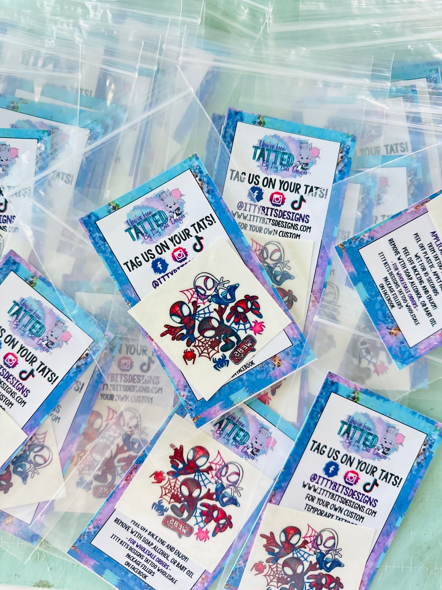 Amazin’ Friends Temporary Tattoos