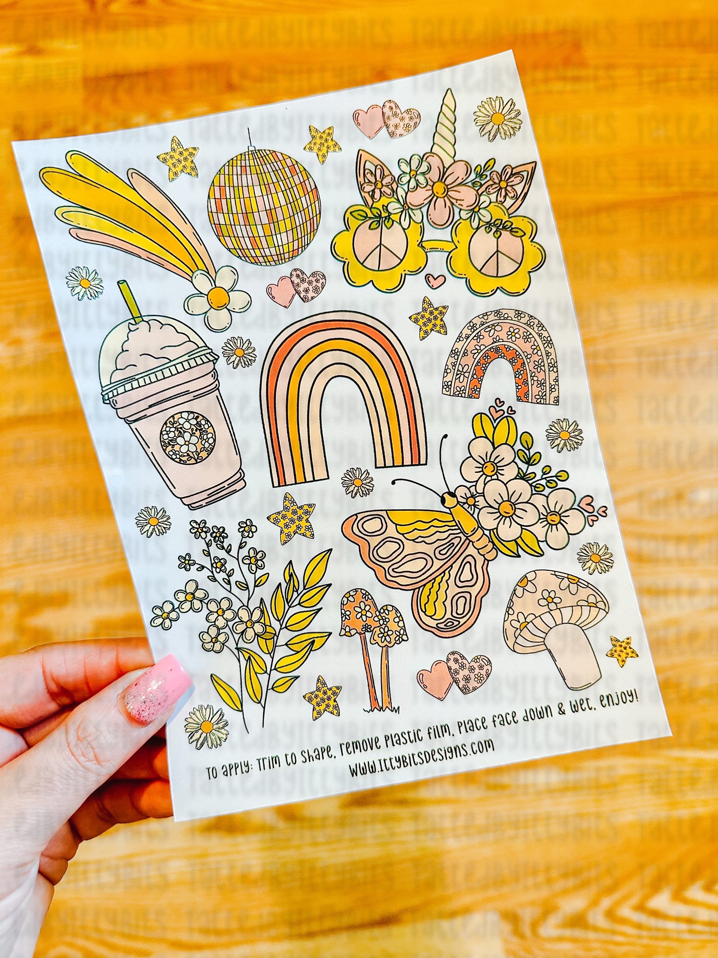 Boho Babe 5x7 Sheets - MOQ 10