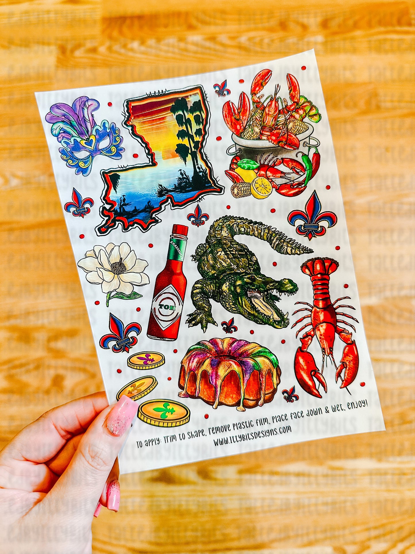 Louisiana Love 5x7 Sheets - MOQ 10