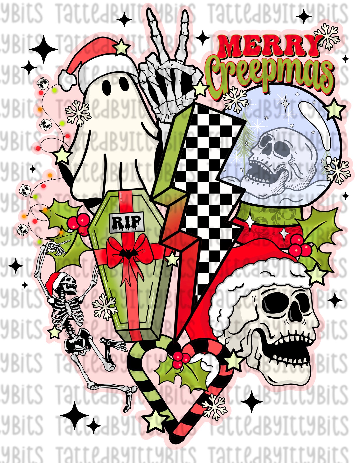 It’s Creepmas Temporary Tattoos