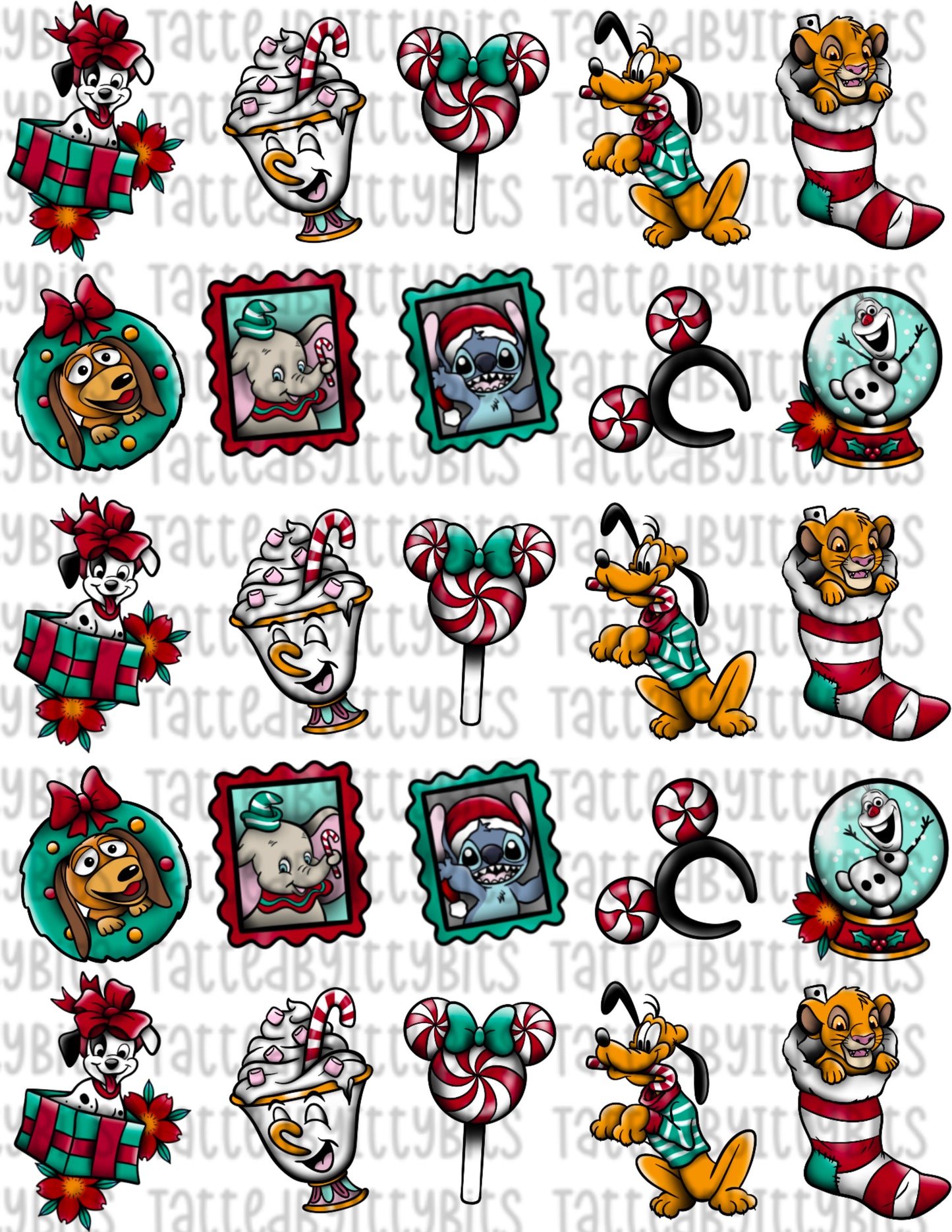 DisMas Mix Temporary Tattoos