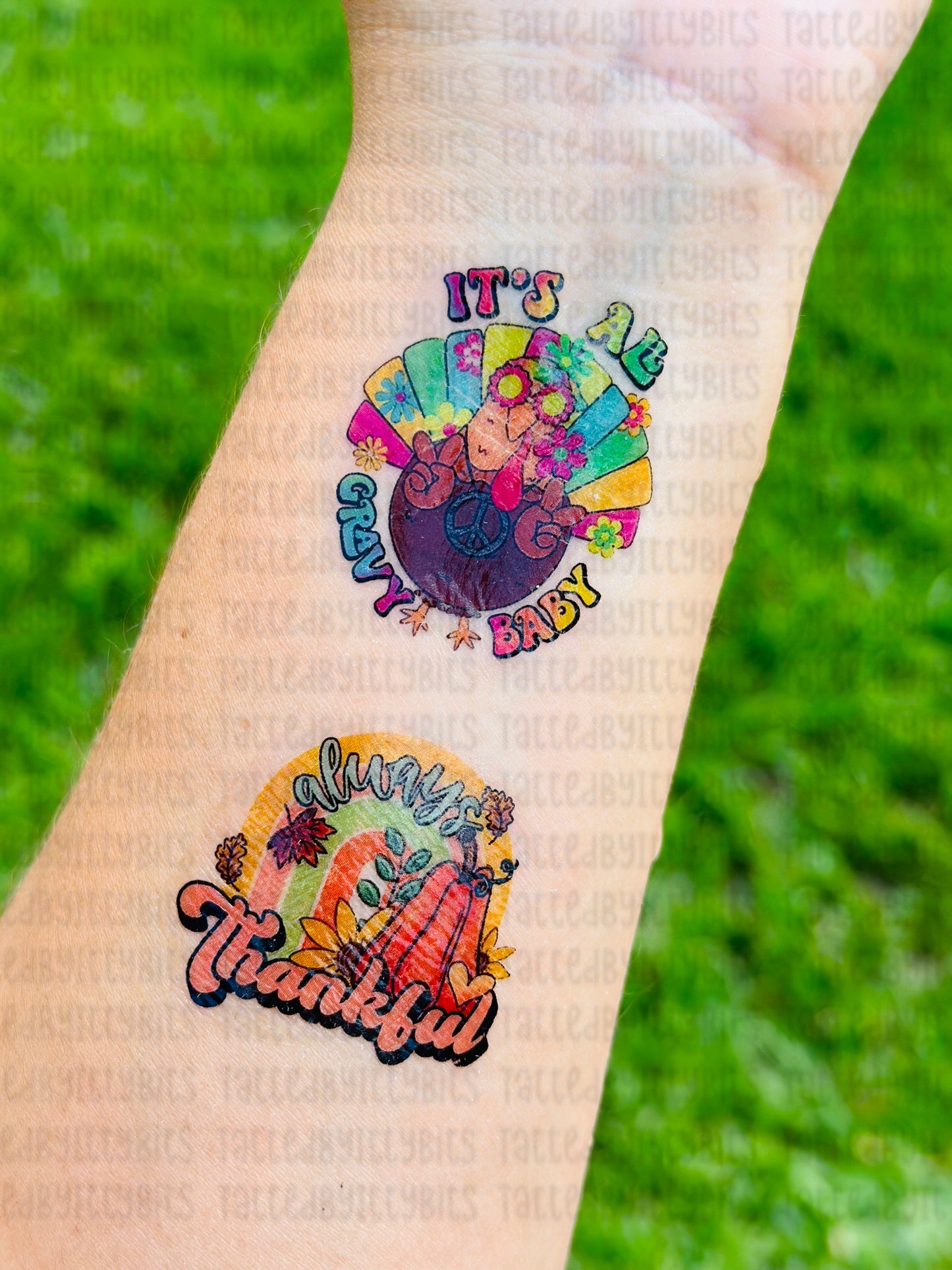 Fall Fun Temporary Tattoos