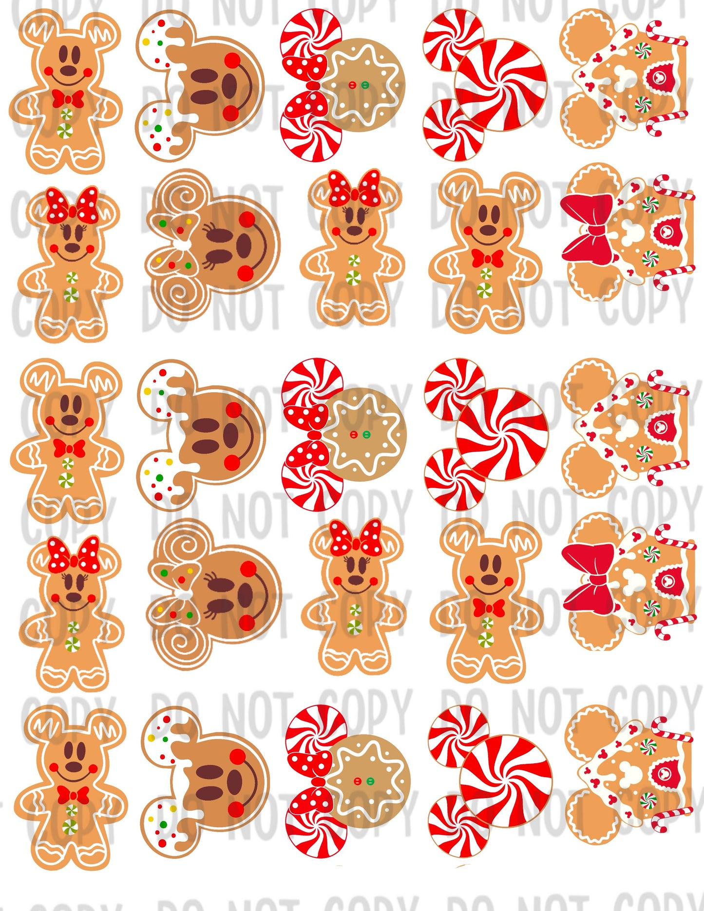 Magical Gingerbreads Temporary Tattoos