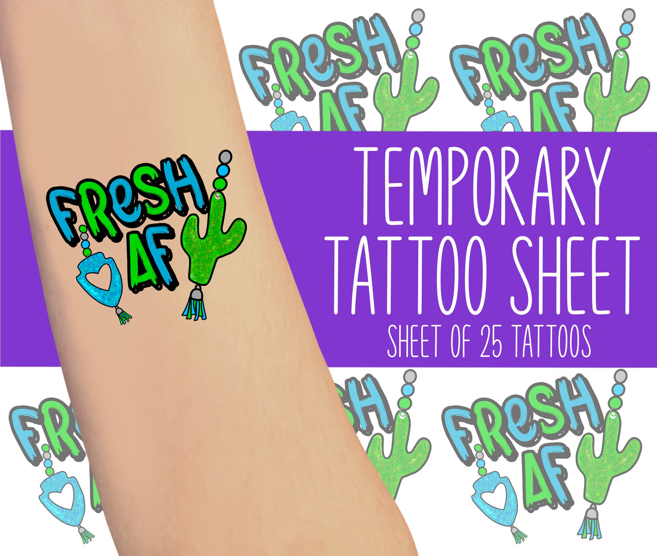 Freshies Temporary Tattoos