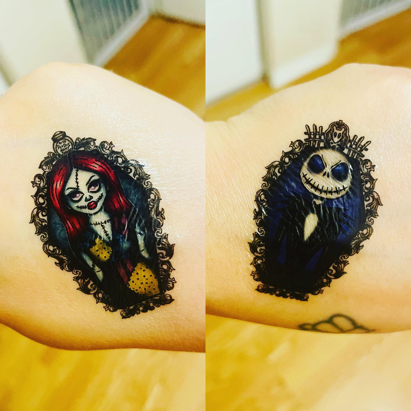 Nightmare Duo Temporary Tattoos