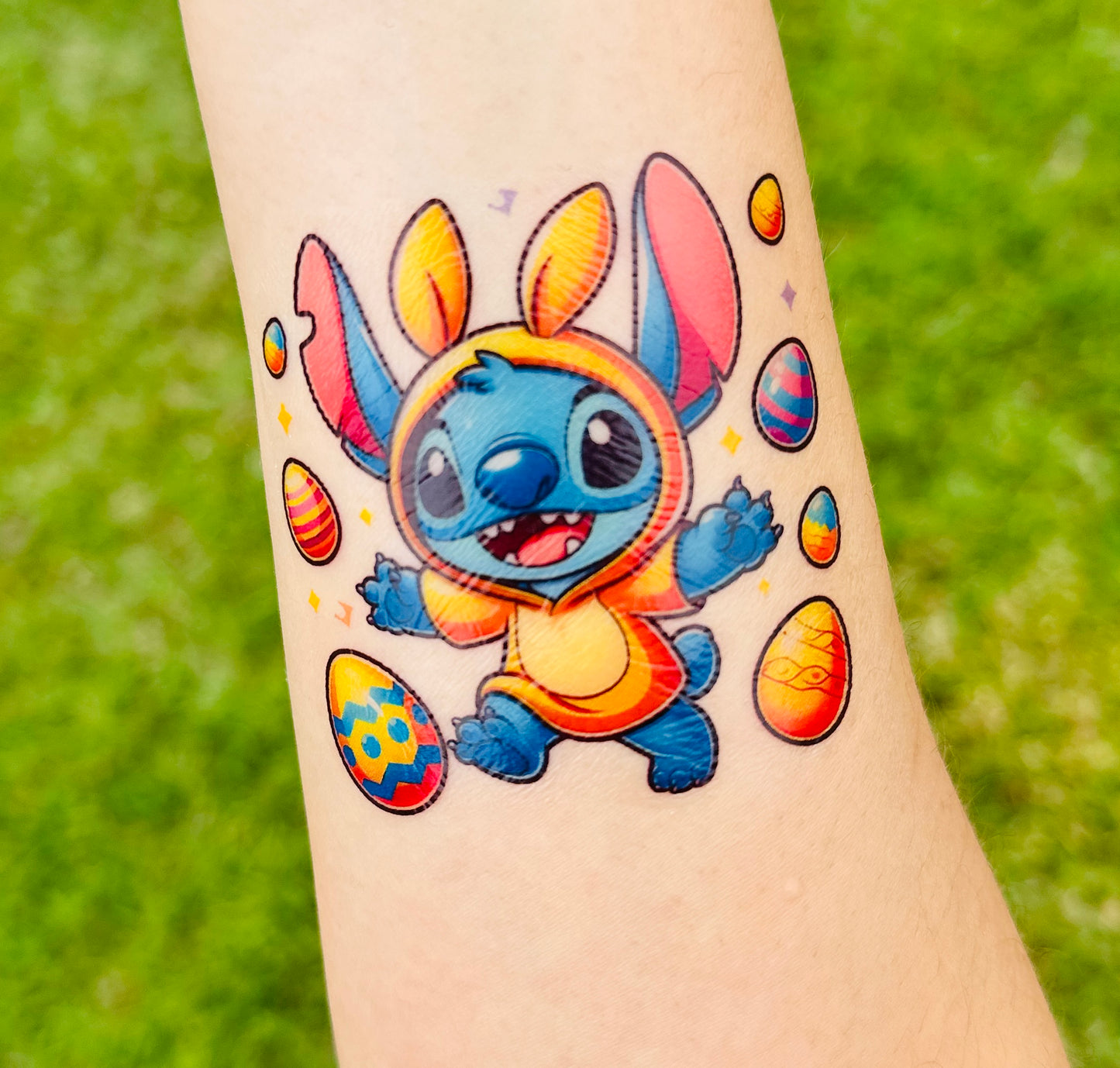 Easter Stitch Temporary Tattoos