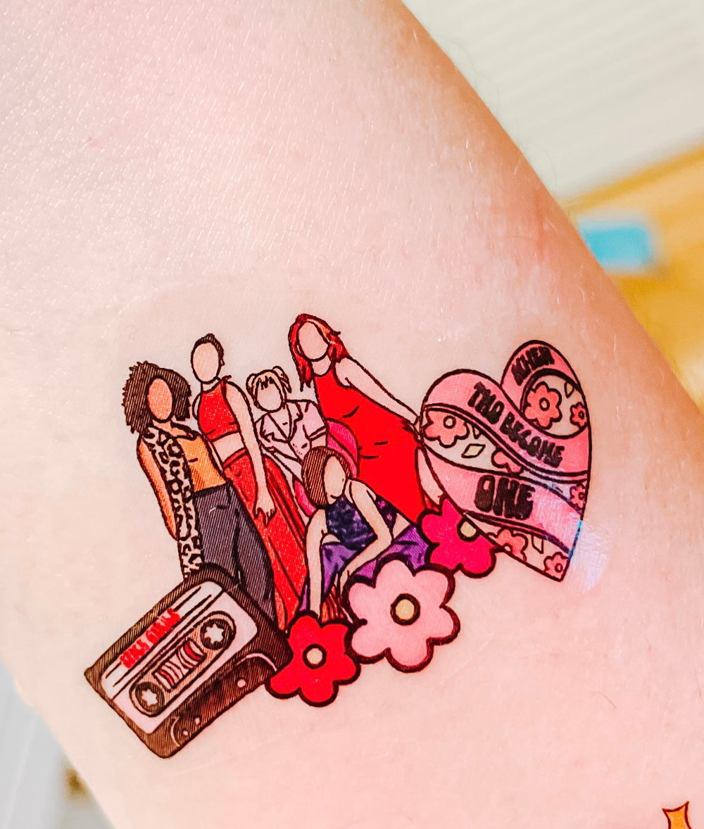 Spice World By Design In Love Temporary Tattoos