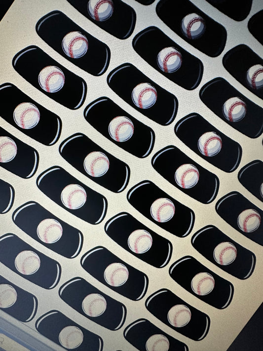 Baseball Eyeblack Temporary Tattoos (Set of 24 Eyeblacks)