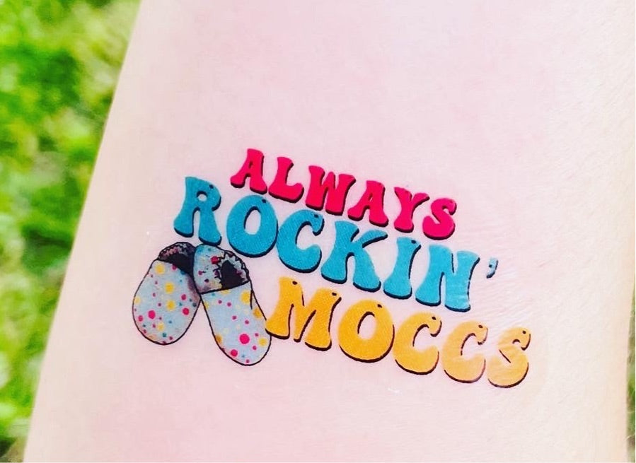 Rockin Moccs Temporary Tattoos