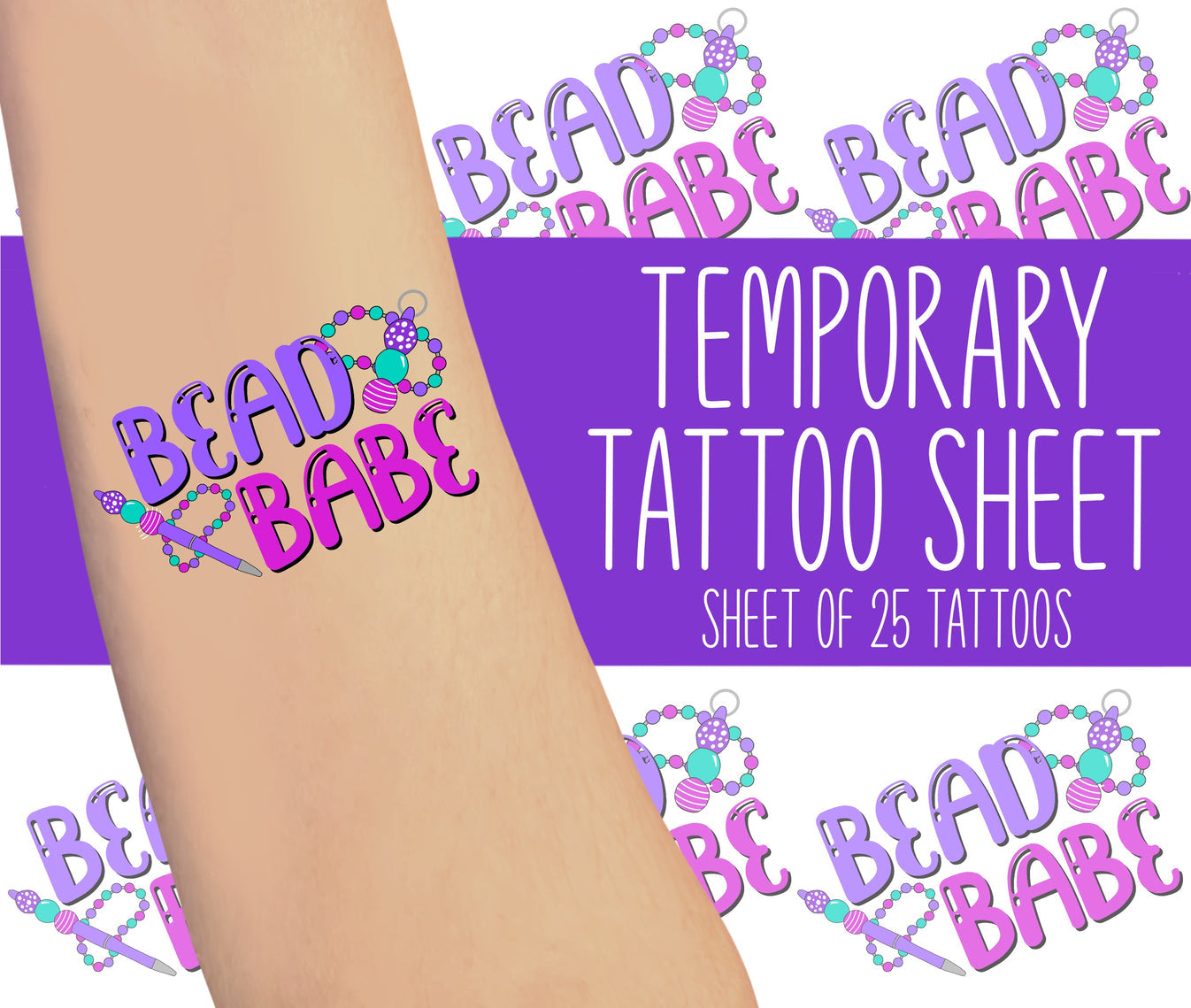 Bead Babe Temporary Tattoos
