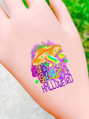 Let’s Get Halloweird Temporary Tattoos