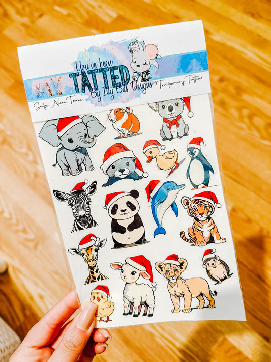 Christmas Animals 5x7 Sheets - MOQ 10