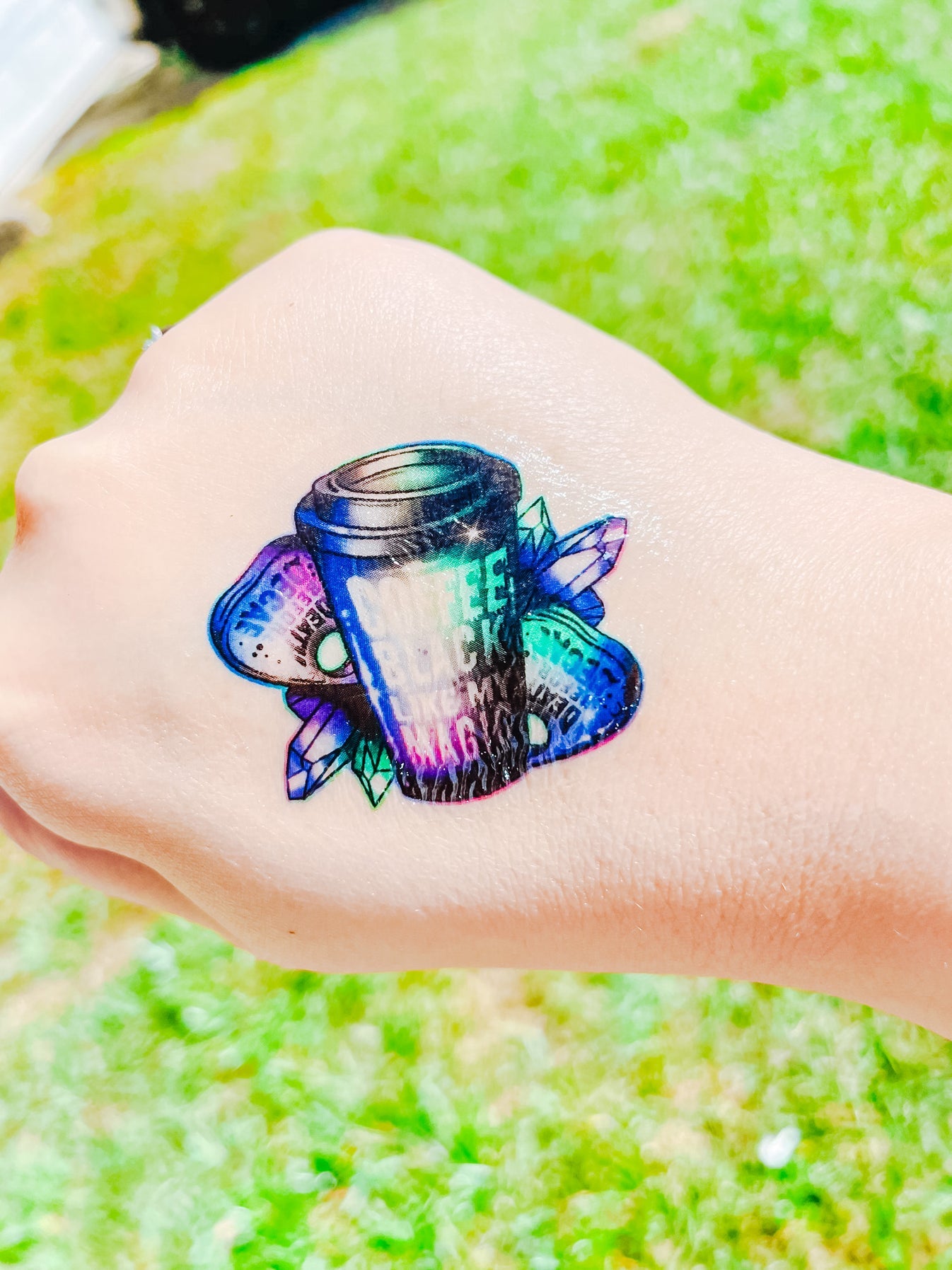 Black Magic Coffee By Milkteef Designs Temporary Tattoos