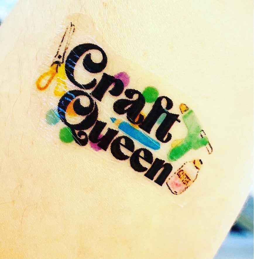 Craft Queen Temporary Tattoos