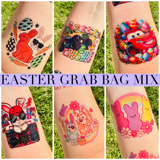 Easter Grab Bag Temporary Tattoos