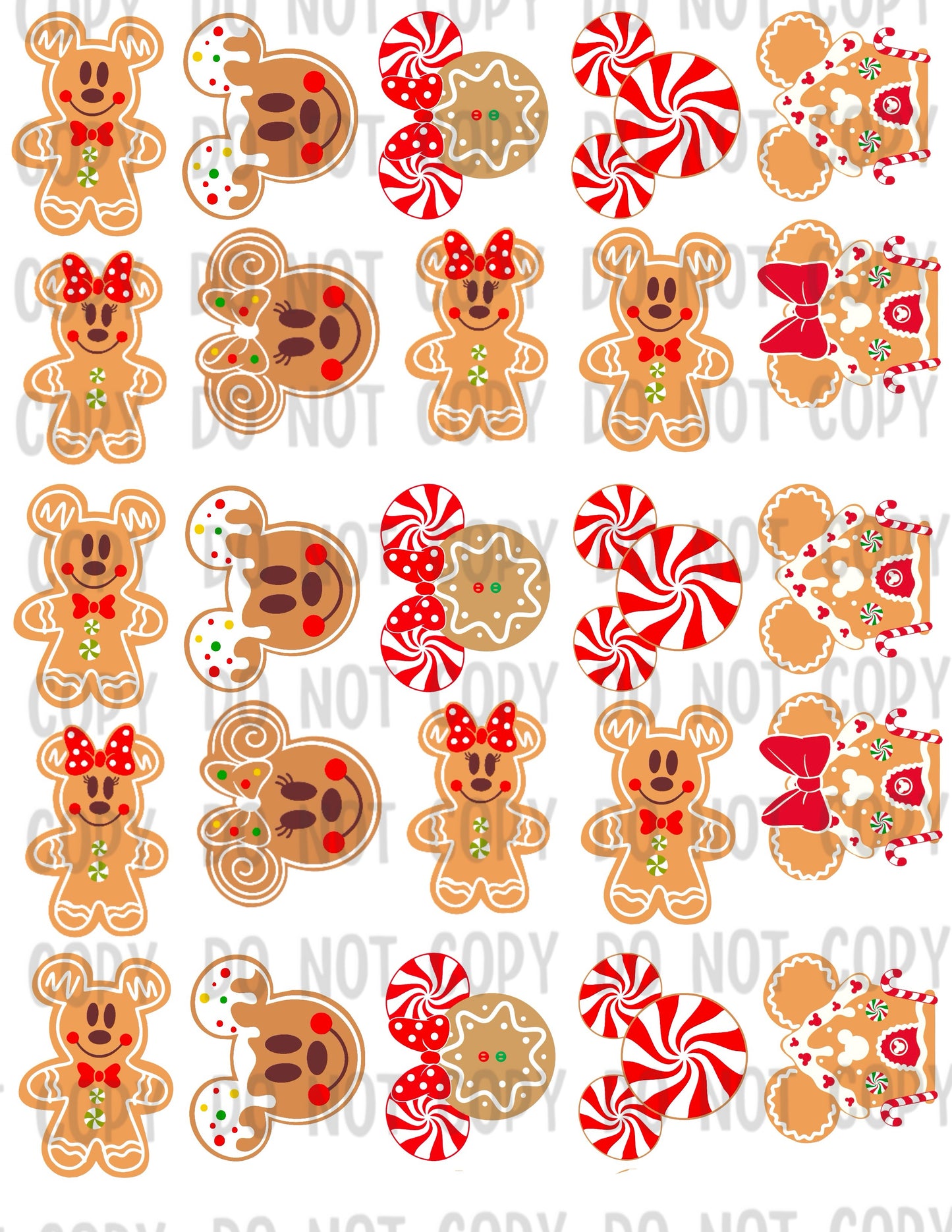 Magical Gingerbreads Temporary Tattoos